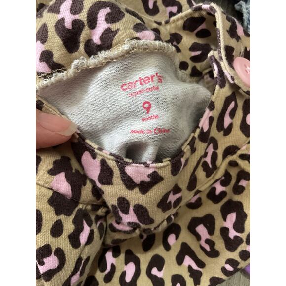 Carter’s Baby Girl Leopard Jumper Dress 9 Months - Picture 12 of 12